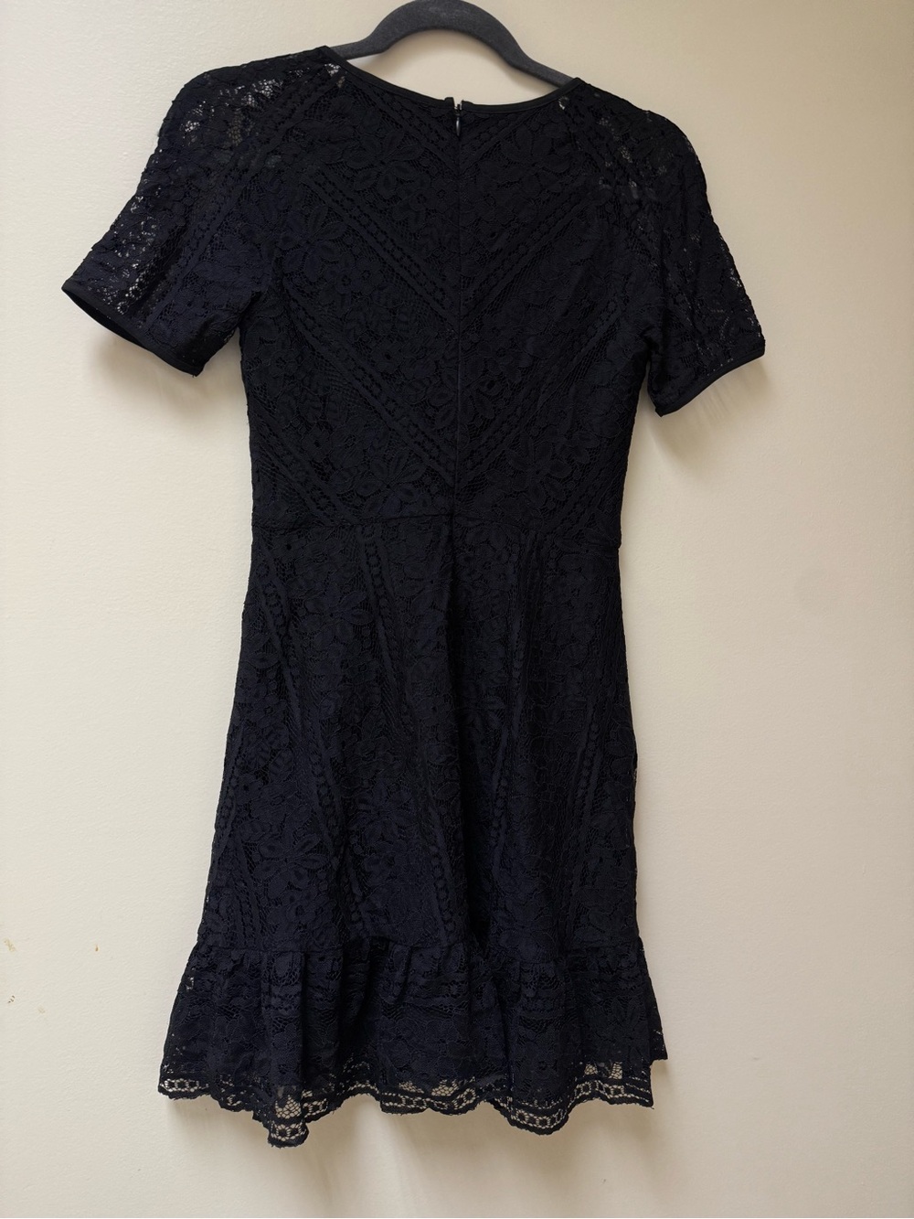 NwT🌻 Wayf | Dresses | Wayf Black Lace Embroidered Short Sleeve Dress 🌻 - Picture 3 of 11